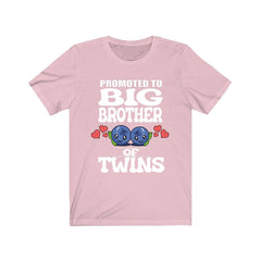 Promoted To Big Brother Of Twins Shirt - big brother of twins design