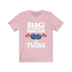 Big Sister Of Twins T-Shirt - big sister of twins design