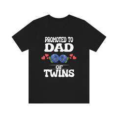 Promoted To Dad Of Twins Blueberries Shirt - dad of twins design