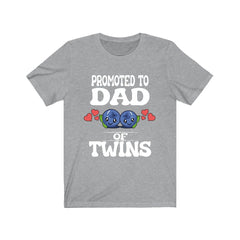 Promoted To Dad Of Twins Blueberries Shirt - dad of twins design