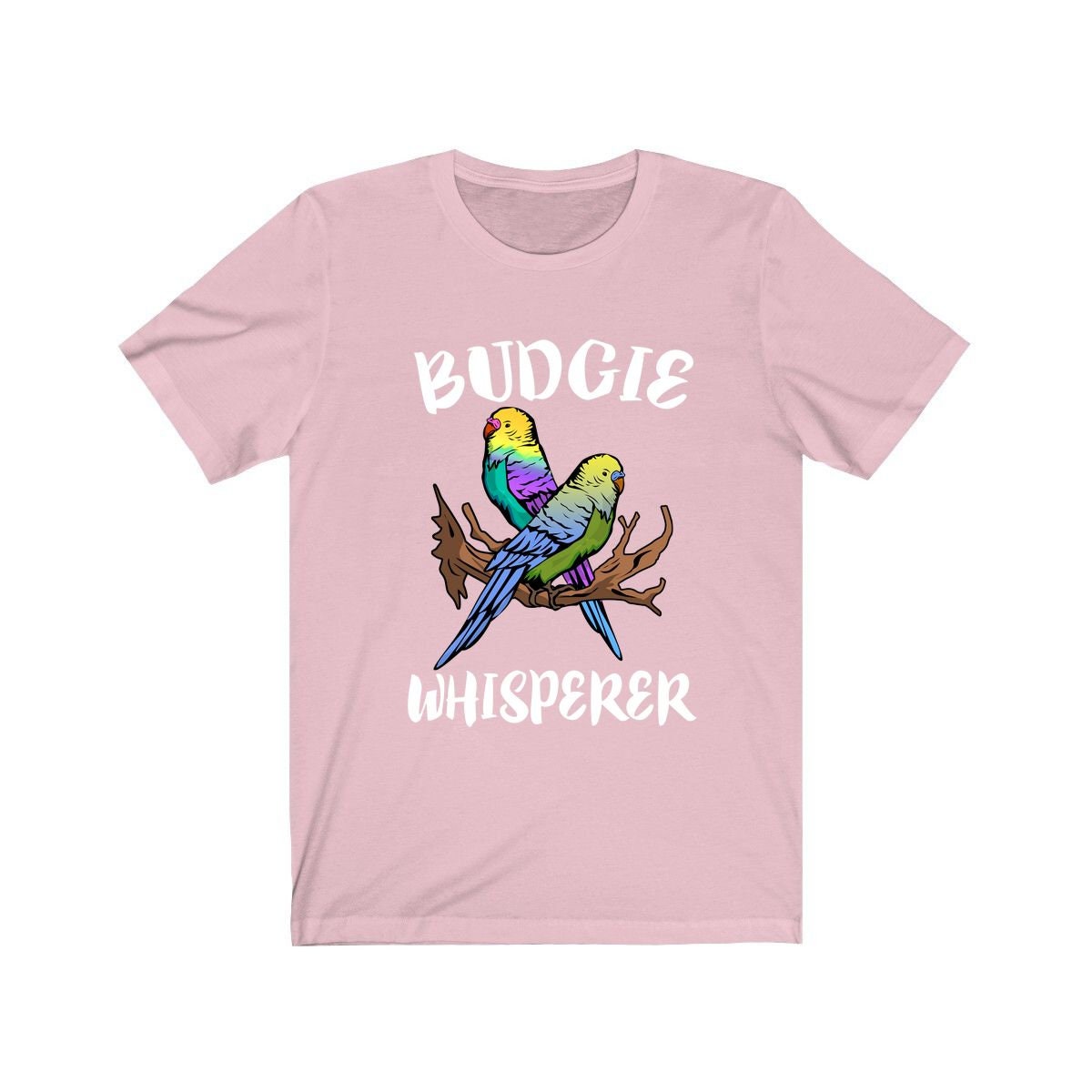 Budgie Whisperer Shirt - budgie print design