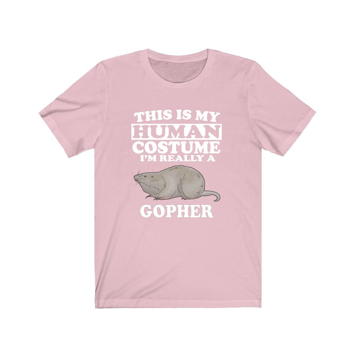 Gopher Human Costume Shirt - gopher print design