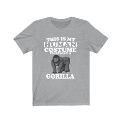 This Is My Human Costume I'm Really A Gorilla Shirt - gorilla print design