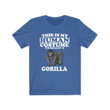 This Is My Human Costume I'm Really A Gorilla Shirt, Gorilla Lover Shirt, Gorilla Shirt, Gorilla Funny Gift, Animal Shirt Image 2