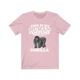 This Is My Human Costume I'm Really A Gorilla Shirt, Gorilla Lover Shirt, Gorilla Shirt, Gorilla Funny Gift, Animal Shirt Image 4