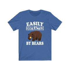 Easily Distracted By Bears T-Shirt - bear print design