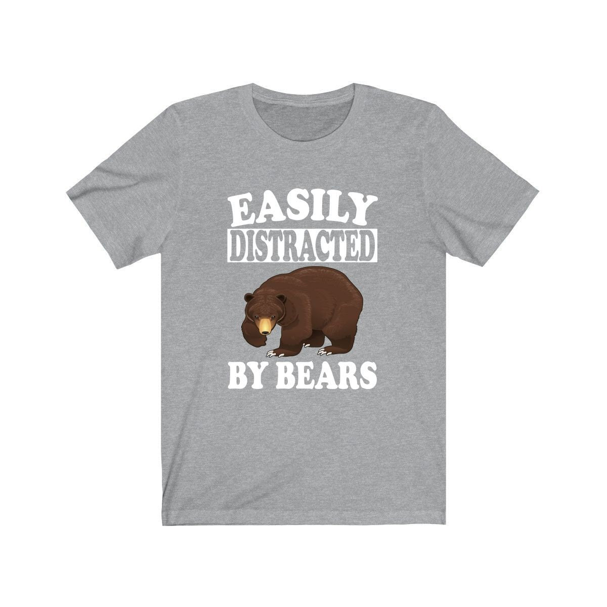Easily Distracted By Bears Shirt, Bear Lover Shirt, Bear Shirt, Funny Bear Gift, Bear Design Boy Girl Shirt Image 1