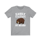 Easily Distracted By Bears Shirt, Bear Lover Shirt, Bear Shirt, Funny Bear Gift, Bear Design Boy Girl Shirt Image 1