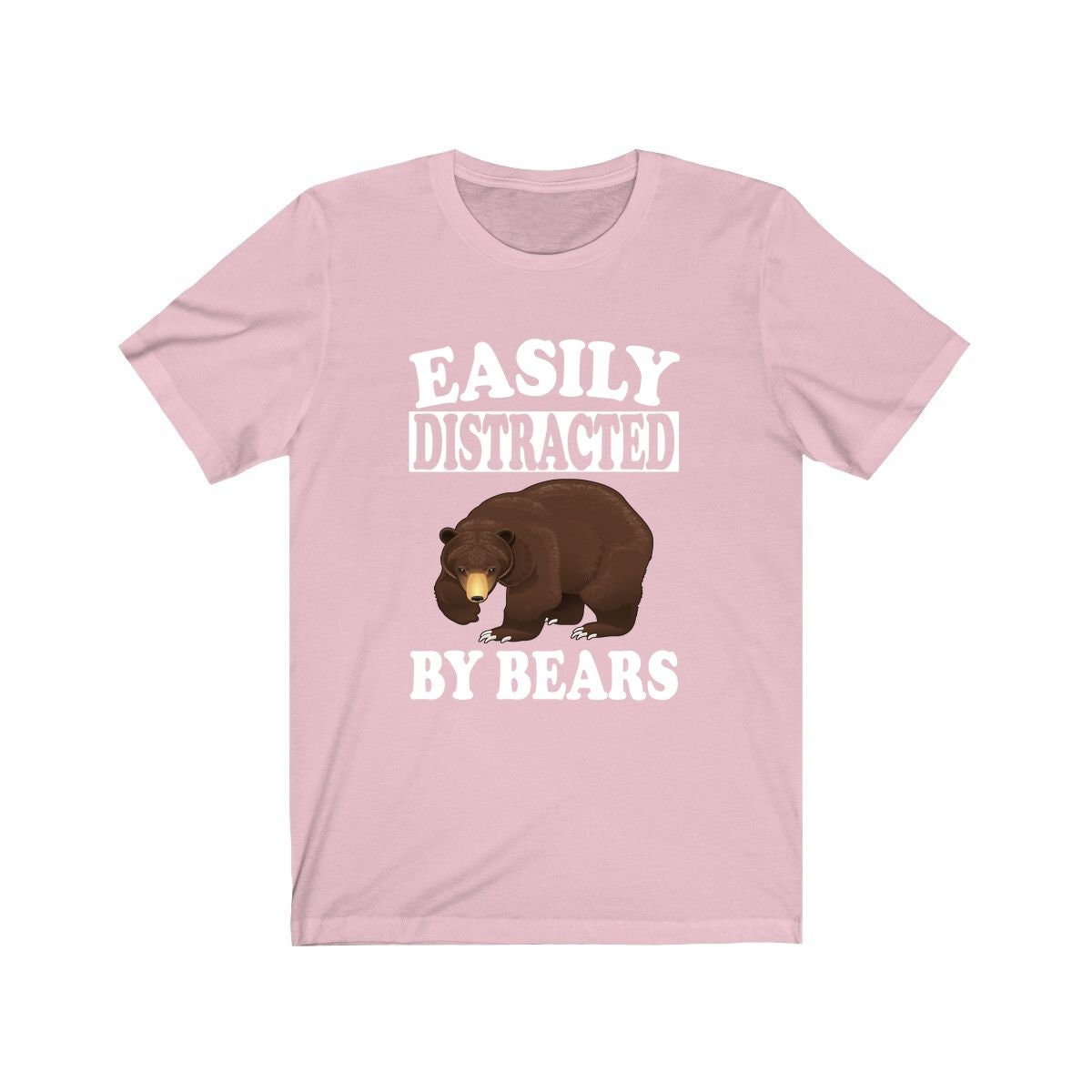 Easily Distracted By Bears T-Shirt - bear print design