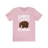 Easily Distracted By Bears Shirt, Bear Lover Shirt, Bear Shirt, Funny Bear Gift, Bear Design Boy Girl Shirt Image 4
