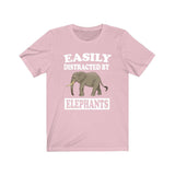 Easily Distracted By Elephants Shirt, Elephant Lover Shirt, Elephant Shirt, Funny Elephant Gift, Elephant Design Boy Girl Shirt Image 4