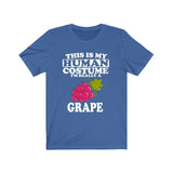 This Is My Human Costume I'm Really A Grape Fruit Shirt, Grape Lover Shirt, Grape Shirt, Fruit Funny Gift, Animal Shirt Image 2