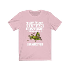 This Is My Human Costume I'm Really A Grasshopper T-Shirt - grasshopper print design