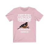 This Is My Human Costume I'm Really A Grosbeak Bird Shirt, Grosbeak Lover Shirt, Bird Shirt, Grosbeak Funny Gift, Animal Shirt Image 4