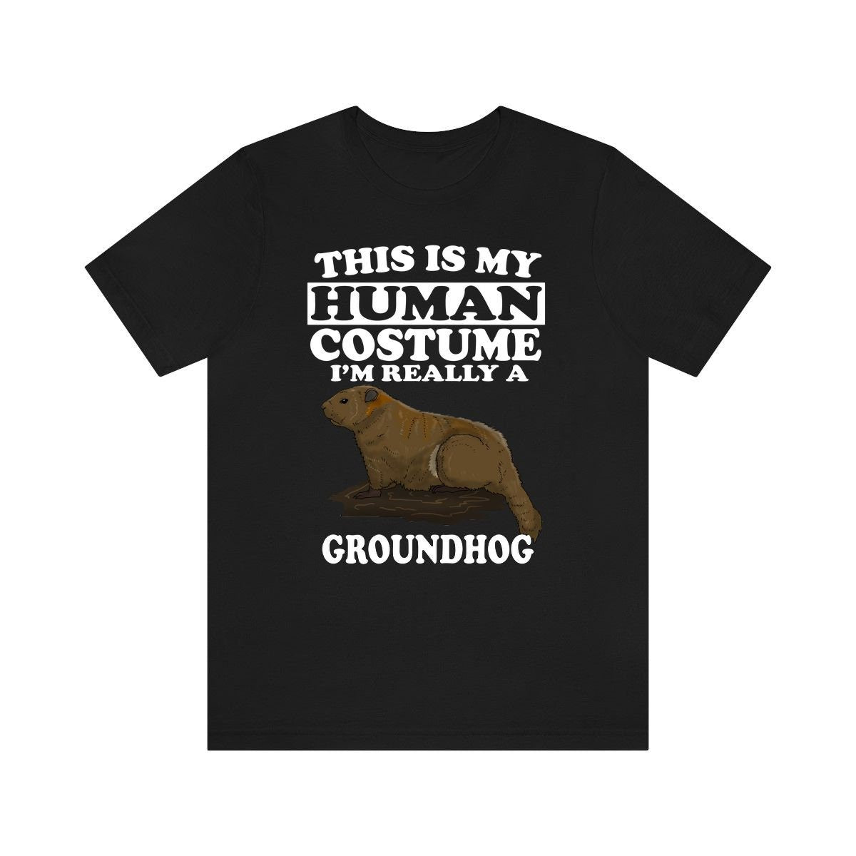 Groundhog Human Costume Shirt - groundhog print design