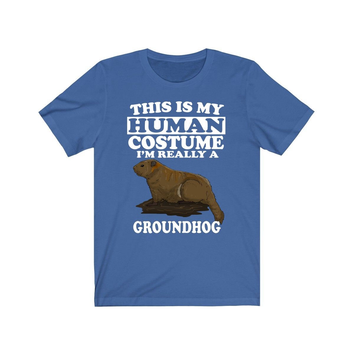 Groundhog Human Costume Shirt - groundhog print design