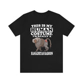 This Is My Human Costume I'm Really A Hamadryas Baboon Shirt, Baboon Lover Shirt, Baboon Shirt, Baboon Funny Gift, Animal Shirt Image 1