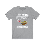 I Just Want To Drink Wine And Pet My Bearded Dragon Shirt, Bearded Dragon Lover Shirt, Bearded Dragon Shirt, Bear Boy Girl Shirt Image 3