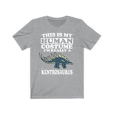 This Is My Human Costume I'm Really A Kentrosaurus Dinosaur Shirt, Kentrosaurus Lover Shirt, Dinosaur Shirt, Dinosaur Funny, Animal Shirt Image 1