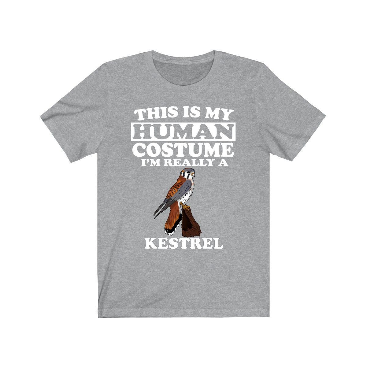 This Is My Human Costume I'm Really A Kestrel Bird Shirt, Kestrel Lover Shirt, Birding Shirt, Bird Funny Gift, Animal Shirt Image 1
