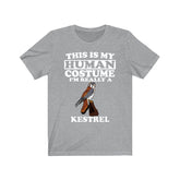 This Is My Human Costume I'm Really A Kestrel Bird Shirt, Kestrel Lover Shirt, Birding Shirt, Bird Funny Gift, Animal Shirt Image 1