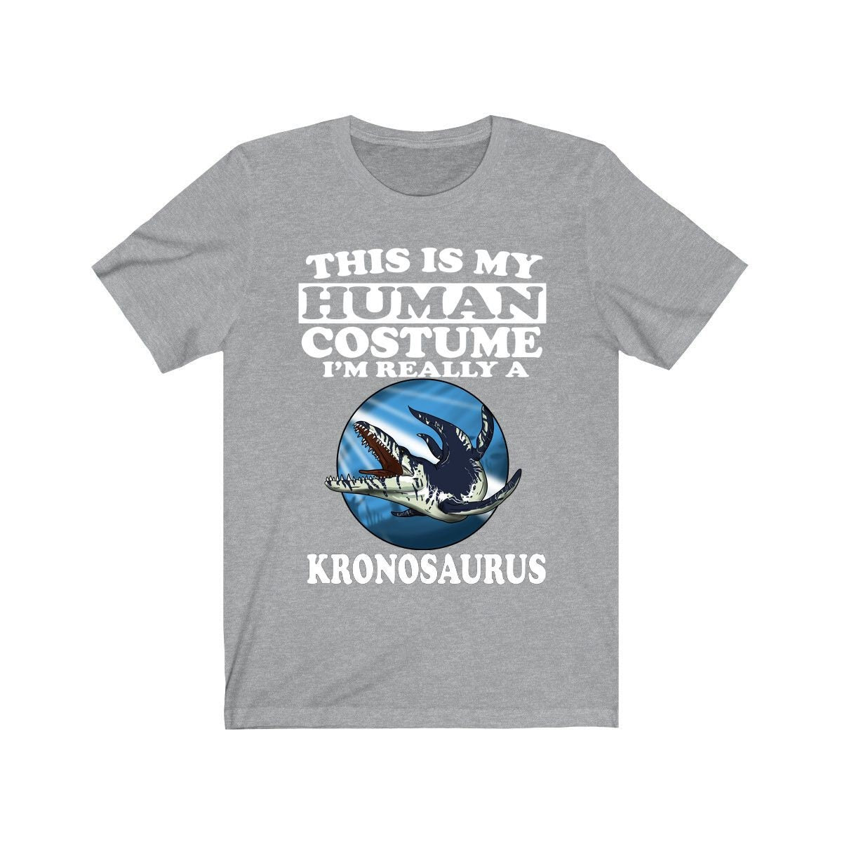 This Is My Human Costume I'm Really A Kronosaurus Shirt - Kronosaurus print design
