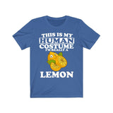 This Is My Human Costume I'm Really A Lemon Fruit Shirt, Lemon Lover Shirt, Lemon Shirt, Lemon Funny Gift, Animal Shirt Image 2