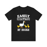 Easily Distracted By Duck Shirt, Duck Lover Shirt, Duck Shirt, Duck Lover Gift, Duck Gift Boy Girl Shirt Image 2