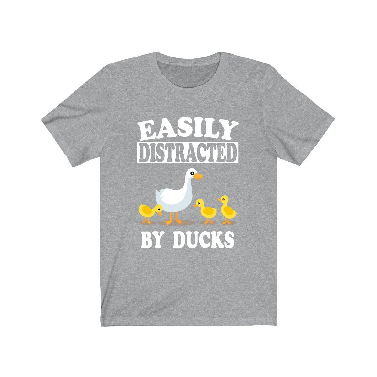 Easily Distracted By Ducks T-Shirt - duck print design