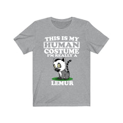 This Is My Human Costume I'm Really A Lemur Shirt - lemur print design