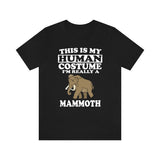 This Is My Human Costume I'm Really A Mammoth Shirt, Mammoth Lover Shirt, Mammoth Shirt, Mammoth Funny Gift, Animal Adult Kids Shirt Image 2