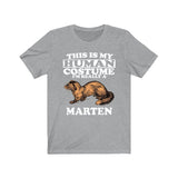 This Is My Human Costume I'm Really A Marten Shirt, Marten Lover Shirt, Marten Shirt, Animal Funny Gift, Animal Adult Kids Shirt Image 1