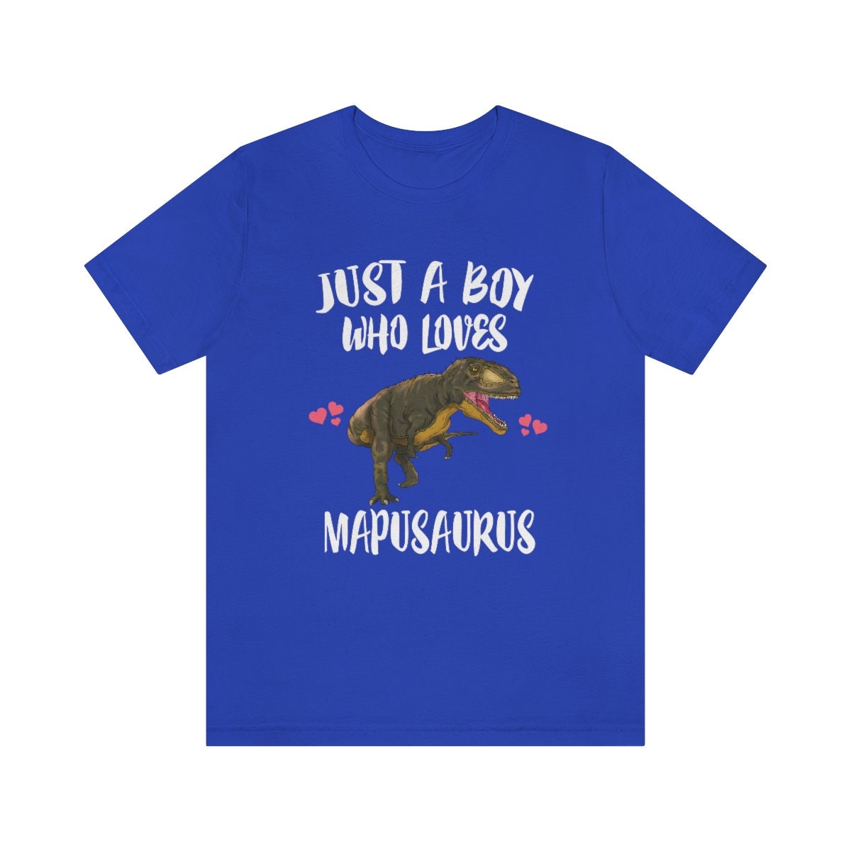 Just A Boy Who Loves Mapusaurus Dinosaur Shirt - Mapusaurus print design