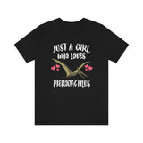 Just A Girl Who Loves Pterodactylus Dinosaur Shirt, Pterodactylus Lover Shirt, Pterodactylus Shirt, Dinosaur Lover Shirt, Adult Kids Image 1