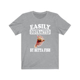 Easily Distracted By Beta Fish Shirt, Beta Fish Lover Shirt, Beta Fish Shirt, Beta Fish Lover Gift, Boy Girl Shirt Image 3