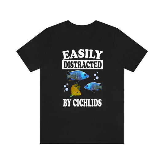 Easily Distracted By Cichlids Fish Shirt - cichlid print design