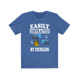 Easily Distracted By Cichlids Fish Shirt, Cichlids Lover Shirt, Cichlids Shirt, Cichlids Lover Gift, Boy Girl Shirt Image 2