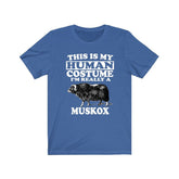 This Is My Human Costume I'm Really A Muskox Shirt, Muskox Lover Shirt, Muskox Shirt, Muskox Funny Gift, Animal Adult Kids Image 1