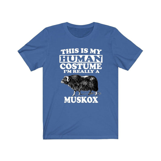 This Is My Human Costume I'm Really A Muskox Shirt - muskox print design
