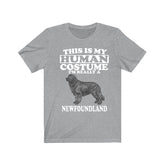 This Is My Human Costume I'm Really A Newfoundland Dog Shirt, Newfoundland Lover Shirt, Dog Shirt, Dog Funny Gift, Animal Adult Kids Image 1