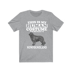 This Is My Human Costume I'm Really A Newfoundland Dog Shirt, Newfoundland Lover Shirt, Dog Shirt, Dog Funny Gift, Animal Adult Kids Image 1