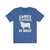 Easily Distracted By Sheep Shirt, Sheep Lover Shirt, Sheep Shirt, Sheep Funny Gift, Sheep Boy Girl Shirt Image 1