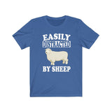 Easily Distracted By Sheep Shirt, Sheep Lover Shirt, Sheep Shirt, Sheep Funny Gift, Sheep Boy Girl Shirt Image 1