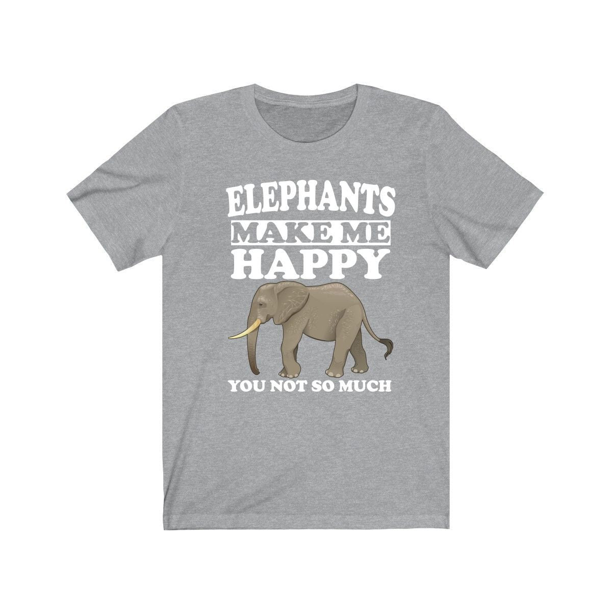 Elephants Make Me Happy Shirt - elephant print design