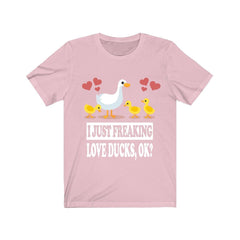 I Just Freaking Love Ducks OK Shirt - ducks print design