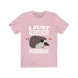 I Just Freaking Love Hedgehogs Ok Shirt, Hedgehog Lover Shirt, Hedgehog Shirt, Hedgehog Lover Gift, Hedgehog Boy Girl T-Shirt Image 4