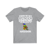 This Is My Human Costume I'm Really A Painted Bunting Bird Shirt, Bird Lover Shirt, Birding Shirt, Bird Funny Gift, Animal Adult Kids Image 3