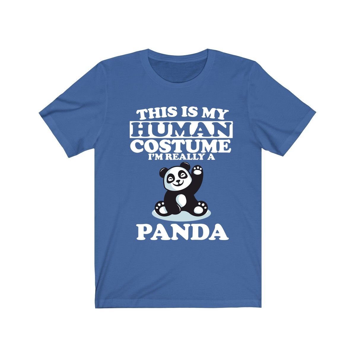 This Is My Human Costume I'm Really A Panda Shirt, Panda Lover Shirt, Panda Shirt, Panda Funny Gift, Animal Adult Kids Image 1