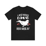 I Just Really Love Beluga Whales Ok Shirt, Beluga Whale Lover Shirt, Beluga Whale Shirt, Beluga Whale Lover Gift, Whale Boy Girl T-Shirt Image 1