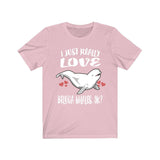 I Just Really Love Beluga Whales Ok Shirt, Beluga Whale Lover Shirt, Beluga Whale Shirt, Beluga Whale Lover Gift, Whale Boy Girl T-Shirt Image 4